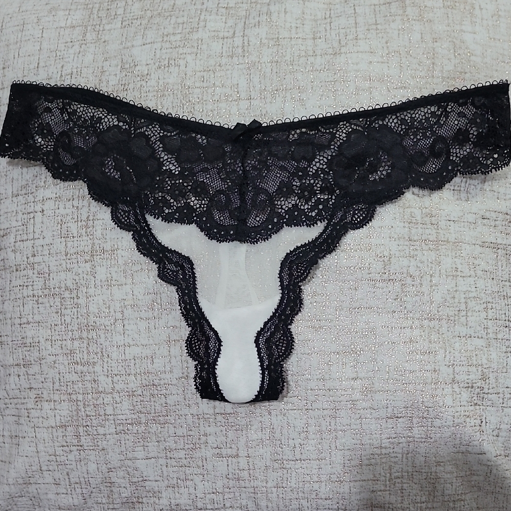 Vintage💎bundle Only Victoria's secret Black Thong